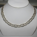 SN#012 MENS STERLING SILVER NECKLACE  24" 